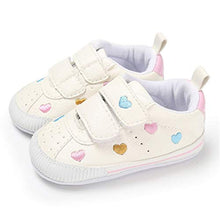 Load image into Gallery viewer, Baby Boys Girls Sneakers Non Slip Rubber Sole Infant Toddler First Walker Outdoor Tennis Crib Dress Shoes (12-18 Months Toddler, C-Muti-Color)
