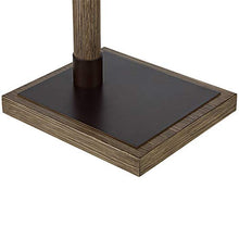 Load image into Gallery viewer, Hugh Bronze and Faux Wood Downbridge Floor Lamp - Franklin Iron Works

