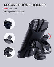 Load image into Gallery viewer, Bike Phone Mount BC Master Anti Shake 360 Rotation Silicone Bicycle Motorcycle Phone Mount for Handlebar Bike Accessories Compatible with iPhone 11 Pro Max/11/XS/8, Samsung Galaxy S10+,and More
