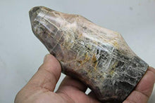 Load image into Gallery viewer, Crystal, 485G Natural Black Moonstone Crystal Healing Chakra Aura Torch Shape J32
