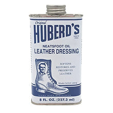 Load image into Gallery viewer, Huberd's Leather Dressing with Neatsfoot Oil - Softens and Restores Leather Shoes, Boots, Sporting Goods, Saddle &amp; Tack, Furniture and Apparel. Made in The USA Since 1921!
