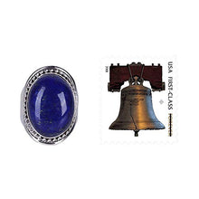 Load image into Gallery viewer, NOVICA Lapis Lazuli .925 Sterling Silver Cocktail Ring, Captivating Blue'
