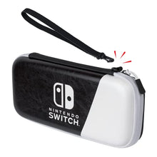 Load image into Gallery viewer, PDP Gaming Officially Licensed Switch Slim Deluxe Travel Case - OLED Edition - Hardshell Protection - Protective Vegan Leather - Black/White - Nintendo Switch
