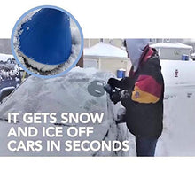 Load image into Gallery viewer, Yoruii Ice Scraper Magic Funnel Snow Removal Tool Round Windshield Cone-Shaped Car Windshield Snow Scraper (Blue 3Pack)
