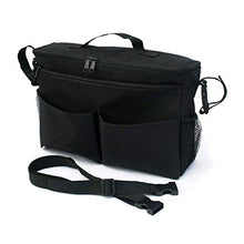 Load image into Gallery viewer, J.L. Childress Cool 'N Cargo, Universal Fit Stroller Cooler and Organizer, Insulated, Easily Attach to Stroller or Detach to use as Diaper Bag, Black
