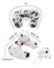Load image into Gallery viewer, Borje New Design 45°Angle Newborn Breastfeeding Adjustable Pillow for Babies Nursing Baby Lounger (Arrows)

