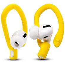Load image into Gallery viewer, WC HookZ - Upgraded Over Ear Hooks for AirPods Pro &amp; AirPods 1, 2 &amp; 3-2 Size Pairs Included in Package, Made by Wicked Cushions | Neon Yellow

