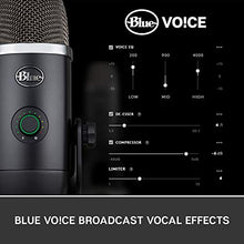 Load image into Gallery viewer, Blue Yeti X Professional Condenser USB Microphone with High-Res Metering, LED Lighting &amp; Blue VO!CE effects for Gaming, Streaming &amp; Podcasting on PC &amp; Mac
