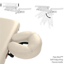 Load image into Gallery viewer, EARTHLITE Portable Massage Table Package AVALON TILT – Foldable Treatment Table with Tilt Option, Reiki Endplate, Premium Flex-Rest Face Cradle &amp; Strata Cushion, Carry Case (30”x73”)

