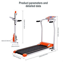 Load image into Gallery viewer, OppsDecor Folding Treadmill Electric Motorized Power Fitness Running Machine for Home &amp; Gym(US Stock) (Orange)
