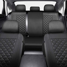 Load image into Gallery viewer, FREMONT AUTO Car Seat Covers Universal Full Set Seat Covers 8 Pieces - Airbag Compatible, Fit for 95% Cars, Trucks, SUVs (PVC Leather) (Black)
