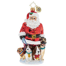 Load image into Gallery viewer, Christopher Radko Hand-Crafted European Glass Christmas Decorative Figural Ornament, Promenading Pups
