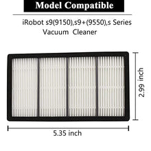 Load image into Gallery viewer, FLYBINGO Replacement Parts Kit Compatible with Roomba s9(9150),s9+(9550),s Series Vacuum Cleaner.Pack of 1 Set of Multi-Surface Rubber Brushes,6 Side Brushes,6 Filters,2 Tools
