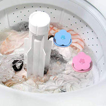 Load image into Gallery viewer, NEIJIANG Plum Washing Machine Hair Filter Cleaning Mesh Bag,Floating Pet Hair Lint Mesh Remover,Washing Machine Lint Catcher,Reusable Floating Laundry Lint Mesh Bag 4 Pieces(Blue,Pink)
