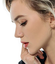 Load image into Gallery viewer, Tornito 20G 36Pcs Stainless Steel L Shaped Nose Ring CZ Nose Stud Retainer Labret Nose Piercing Jewelry (A0：30Pcs, Silver Tone)
