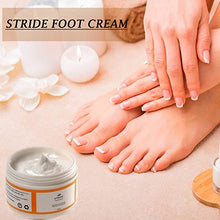 Load image into Gallery viewer, STRIDE Foot Cream Smoothes Rough &amp; Dry Skin –– Dematologist-Developed, Intensely Moisturizing Foot Cream with Aloe Vera, Coconut oil and Green tea
