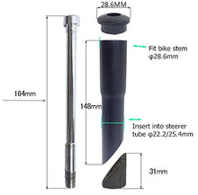 Load image into Gallery viewer, UPANBIKE Road Mountain Bike Bicycle Stem Riser Adapter 1 1/8" φ22.2mm 25.4mm150mm
