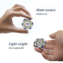 Load image into Gallery viewer, Clay Poker Chips 14 Gram Monte Carlo-Pack of 50 Chips ($10 DarkBlue)
