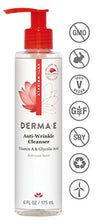 Load image into Gallery viewer, DERMA E Anti-Wrinkle Cleanser w/Glycolic Acid, 6 oz
