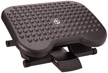 Load image into Gallery viewer, Mind Reader Comfy Rest, Ergonomic Foot, Pressure Relief for Comfort, Back, and Body, 3 Height, Black
