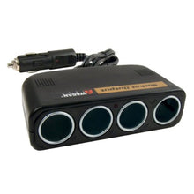 Load image into Gallery viewer, Wagan 4-Way 12V Automotive Socket Splitter and Extender, Cigarette Power Splitter
