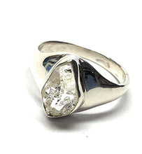 Load image into Gallery viewer, Natural Herkimer Diamond 925 Solid Sterling Silver Unisex Ring Size 7.75
