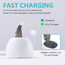Load image into Gallery viewer, Coniler Smart Hearing Amplifier with Digital Noise Reduction，Rechargeable Sound Aids with Double Charging Holes Suitable for Adults and Seniors (Only1 Aid)
