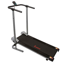 Load image into Gallery viewer, Sunny Health &amp; Fitness SF-T1407M Manual Walking Treadmill, Gray
