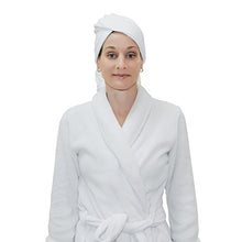 Load image into Gallery viewer, Luxe Beauty Essentials Microfiber Hair Towel for Drying Curly, Long &amp; Thick Hair (24 x 42, White) …
