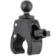 Load image into Gallery viewer, RAM Mounts RAP-B-400U Tough-Claw Small Clamp Base with Ball with B Size 1" Ball for Rails 0.625" to 1.5" in Diameter
