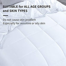Load image into Gallery viewer, HOMBYS All Season Bamboo Comforter Super King Size Quilted Down Alternative Comforter Duvet Insert,100% Cooling Bamboo Cover with 8 Ties,for Night Sweats(Super King, All Seasons-White)

