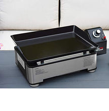 Load image into Gallery viewer, Royal Gourmet PD1202S 17-Inch Portable Table Top Propane Gas Grill Griddle for Camping, Sliver
