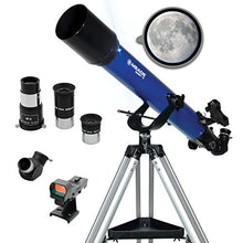 Load image into Gallery viewer, Meade Instruments – Infinity 70mm Aperture, Portable Refracting Astronomy Telescope for Kids &amp; Beginners – Multiple Eyepieces &amp; Accessories Included - Adjustable Alt-azimuth (AZ) Manual Mount
