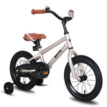 Load image into Gallery viewer, JOYSTAR 16 Inch Kids Bike for 4 5 6 Years Boys, Kids Bicycle with Training Wheel &amp; Coaster Brake, 85% Assembled, Silver
