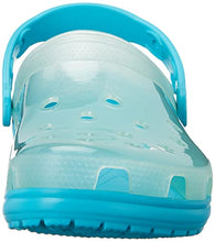 Load image into Gallery viewer, Crocs Unisex Men's and Women's Classic Translucent Clog, Digital Aqua, 12 US
