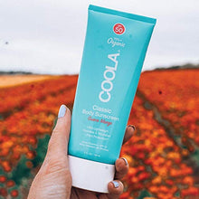 Load image into Gallery viewer, COOLA Organic Body Lotion, Broad Spectrum SPF 50, Reef-Safe, Guava Mango 5 Fl Oz
