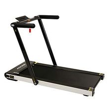 Load image into Gallery viewer, Sunny Health &amp; Fitness ASUNA Space Saving Treadmill, Motorized with Low Profile, Speakers &amp; Slim Folding - 8730,Black
