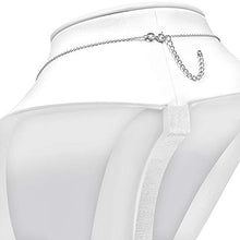 Load image into Gallery viewer, 925 Sterling Silver White Blue CZ Evil Eye Protection Pendant Necklace
