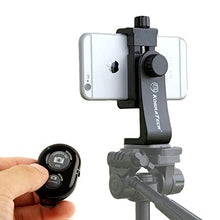 Load image into Gallery viewer, KobraTech Cell Phone Tripod Mount - UniMount 360 Universal iPhone Tripod Mount Adapter with Remote
