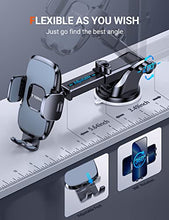 Load image into Gallery viewer, TORRAS Car Phone Holder Mount, [Heavy Duty] Cell Phone Holder for Car Dashboard Windshield Air Vent, Car Phone Mount Cell Phone Car Mount Compatible with iPhone 13 12 Pro Max Galaxy Note S21 Ultra
