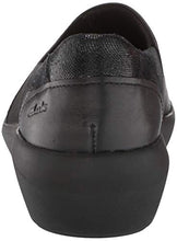 Load image into Gallery viewer, Clarks Women's Kayleigh Step Loafer, Black Interest Suede Combi, 7.5
