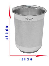 Load image into Gallery viewer, CaratCafe Pure Silver Drinking Glass/Tumbler, 925 Sterling Silver Glass For Baby Toddlers New born Gifts Health Safe Hallmark Certified Net WT 20 Grams {60 ml / 2 oz}, Silver Gift Item
