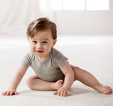 Load image into Gallery viewer, Gerber Baby 5-Pack Solid Onesies Bodysuits, Gray 6-9 Months

