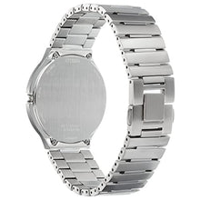 Load image into Gallery viewer, Citizen Unisex Eco-Drive Modern Stiletto Watch in Stainless Steel, Silver-Tone Dial (Model: AR3110-52E)
