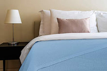 Load image into Gallery viewer, Crover All Season Waffle Premium Thermal Blanket King Size 108"x90" Durable Soft Cozy Breathable Weave Design 100% Cotton, Cashmere Blue
