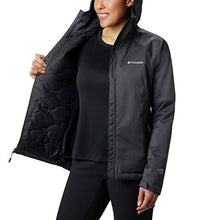 Load image into Gallery viewer, Columbia Women's Top Pine Insulated Rain Jacket, Waterproof &amp; Breathable, Shark Melange, Large
