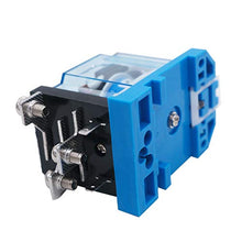 Load image into Gallery viewer, mxuteuk AC110V Coil 5 Pin Electromagnetic Power Relay + AC 110V/120V Coil 8 Pin 10A DPDT LED Indicator Electromagnetic Power Relay, with Base, with DIN Rail Slotted Aluminum
