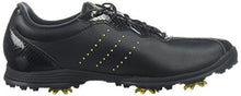 Load image into Gallery viewer, adidas Women's W Adipure DC Golf Shoe, core Black/Gold met./core Black, 7 Medium US
