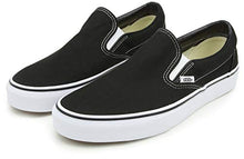 Load image into Gallery viewer, Vans Unisex Slip On Classic Canvas Shoes (6 B(M) US Women / 4.5 D(M) US Men, Black/White)
