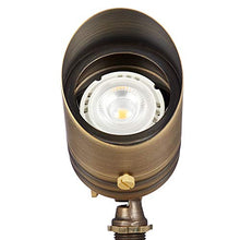 Load image into Gallery viewer, VOLT Fat Boy 12V Brass Outdoor Spotlight (Bronze) with Ground Stake
